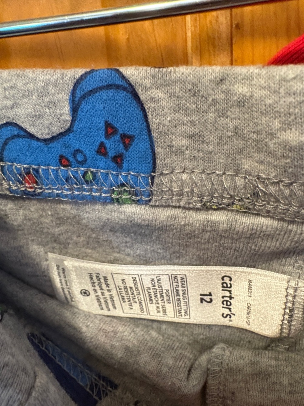 Carter's Boys Short-Sleeve Gaming Pajama Tops - Red & Gray - Picture 5 of 12